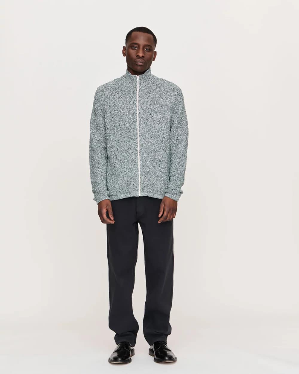 Knitted Zip Sweater