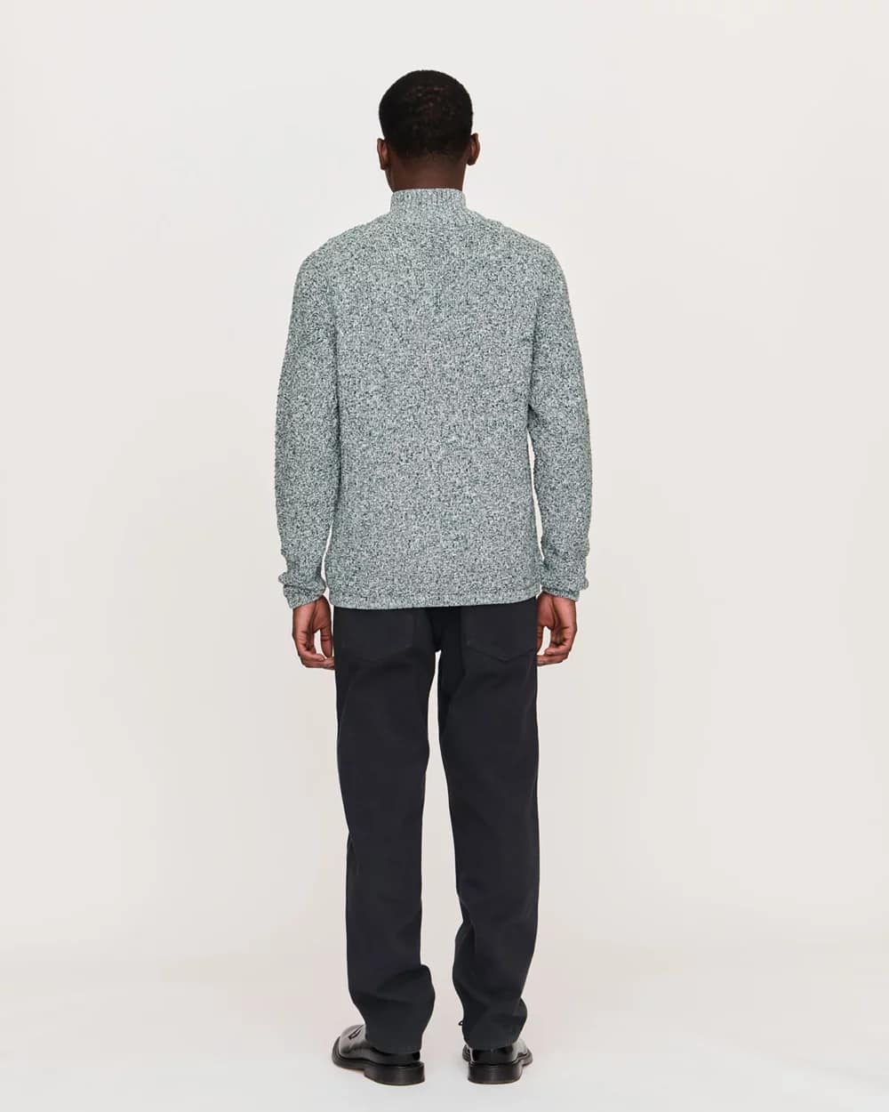 Knitted Zip Sweater - Image 1