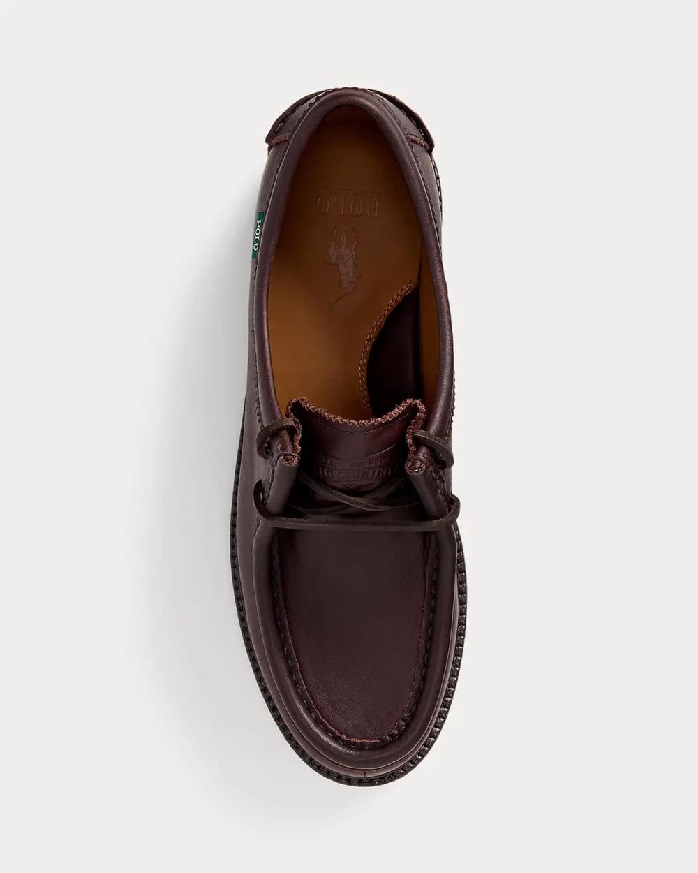 Jett Lug-Sole Leather Moc-Toe Shoes - Image 4