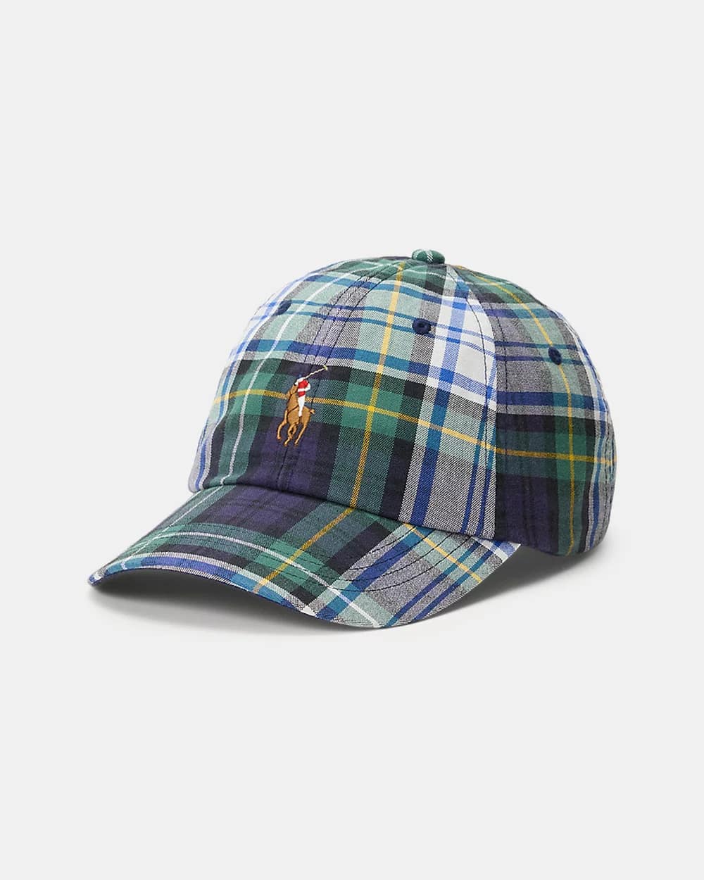 Plaid Oxford Ball Cap