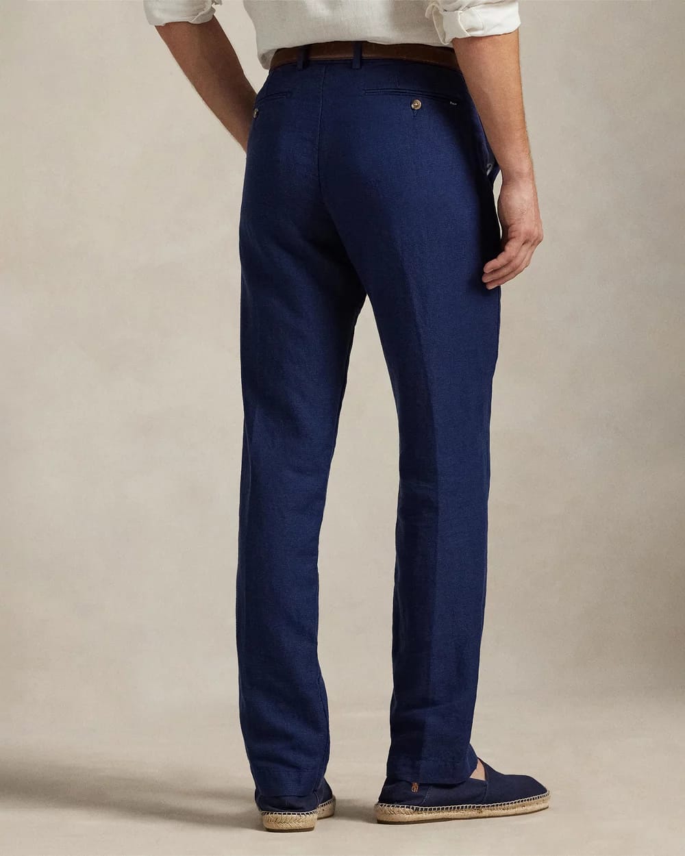 Straight Fit Houndstooth Twill Pants - Image 1