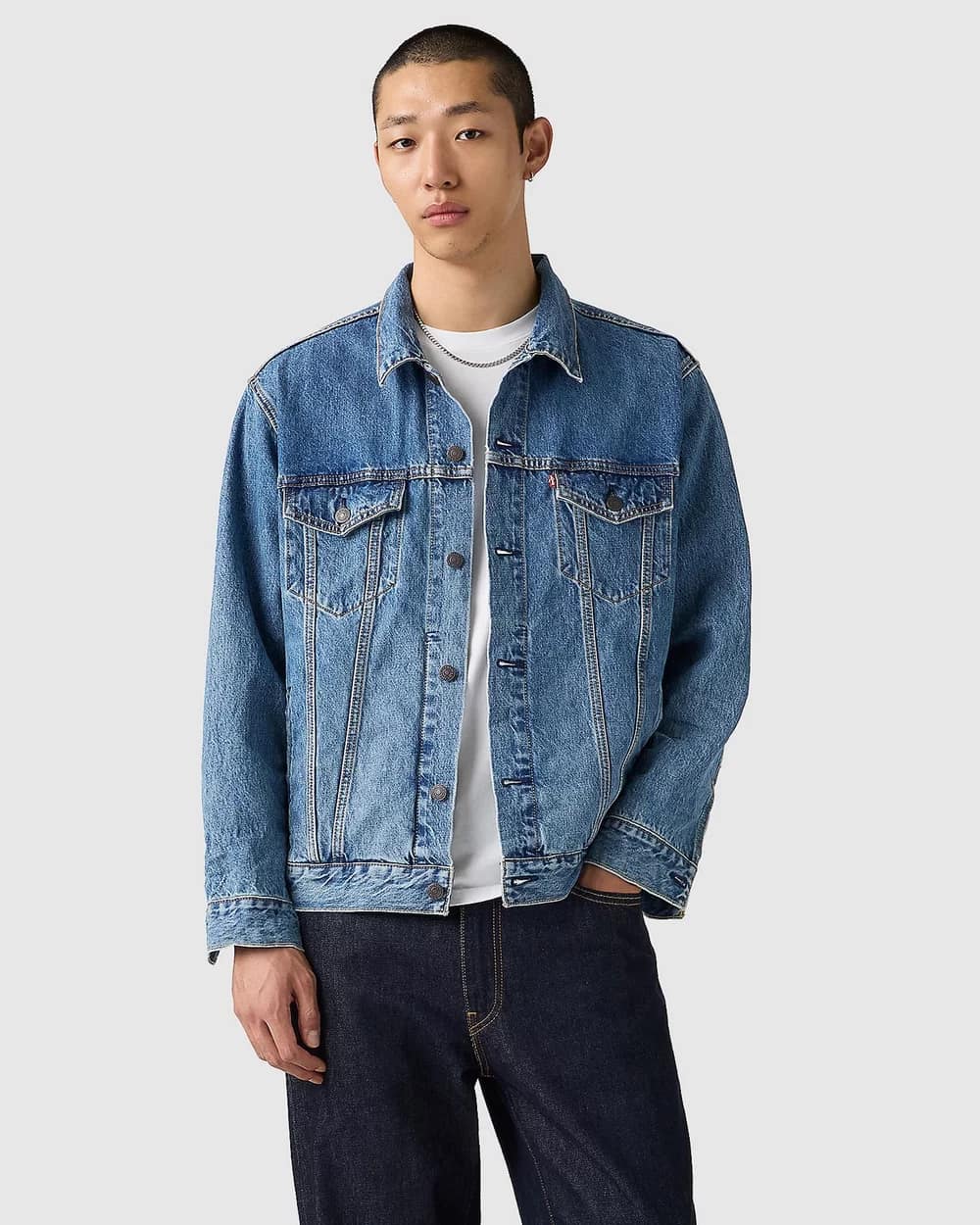 Relaxed Fit Trucker Jacket