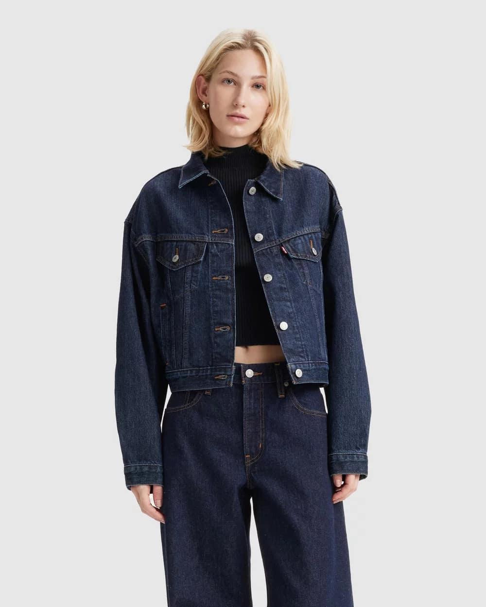 Shrunken '90s Trucker Jacket