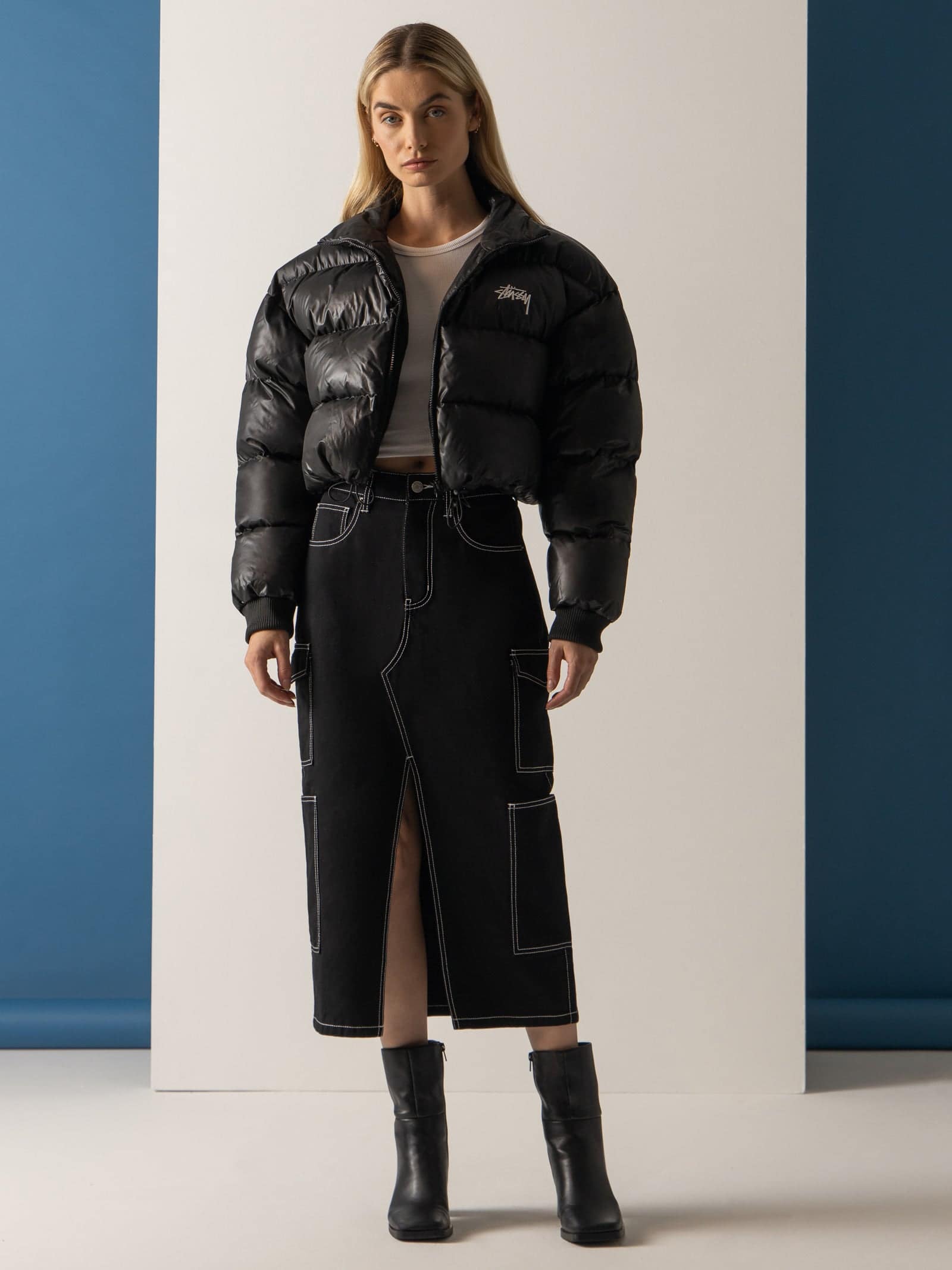 Stock Crop Puffer Jacket - Image 1