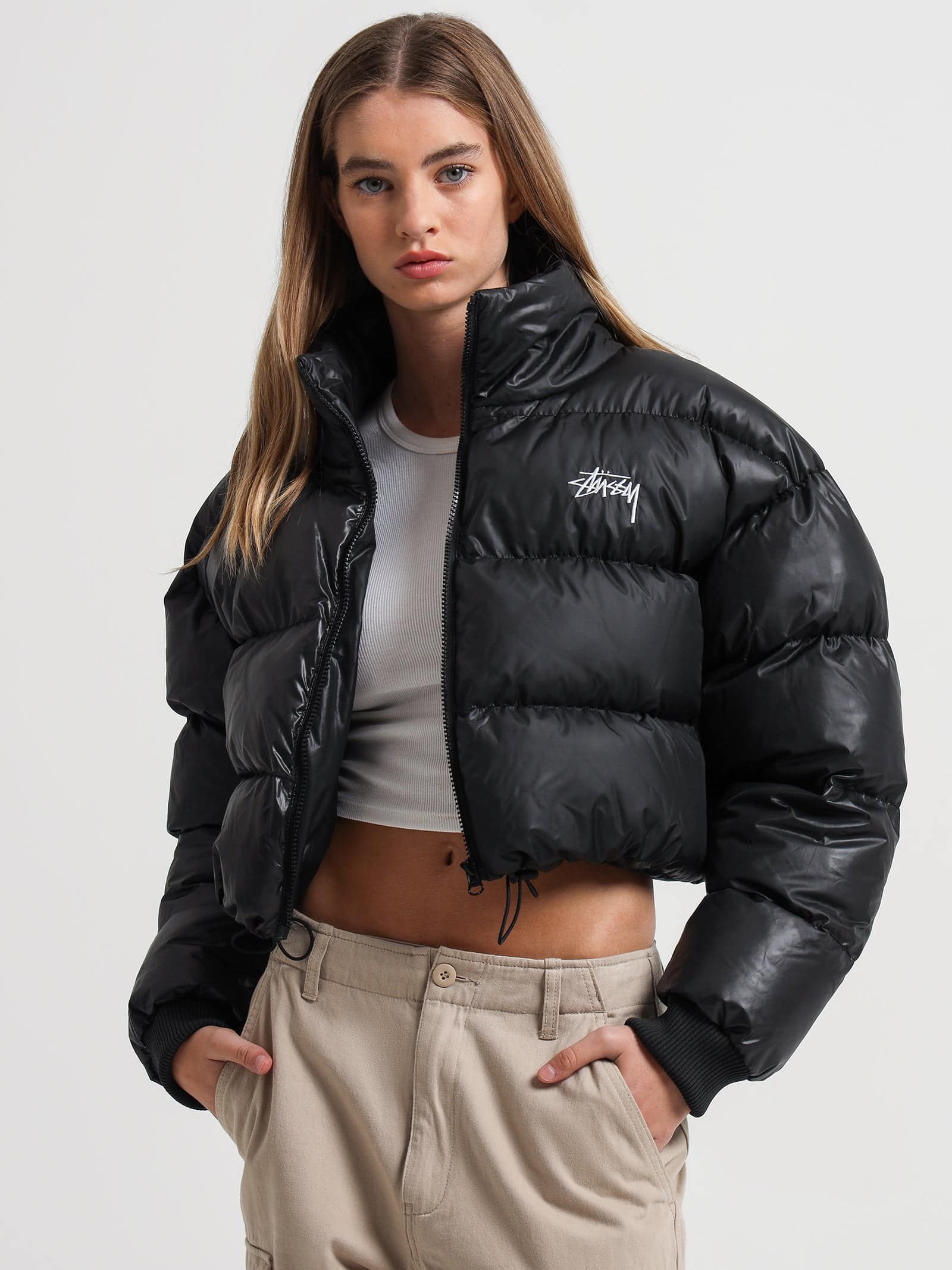 Stock Crop Puffer Jacket - Image 2