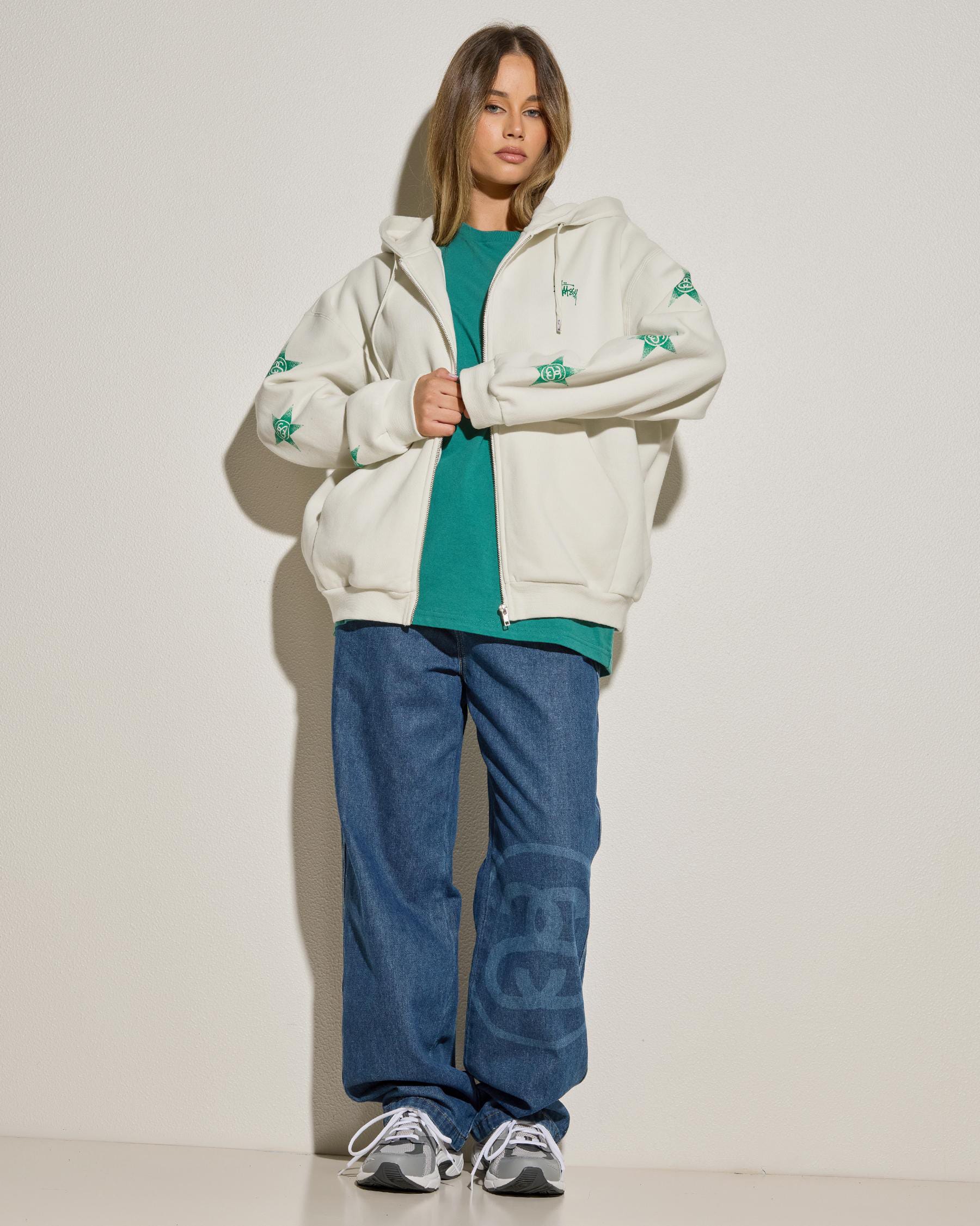 Stars Zip Through Hoodie - Image 1